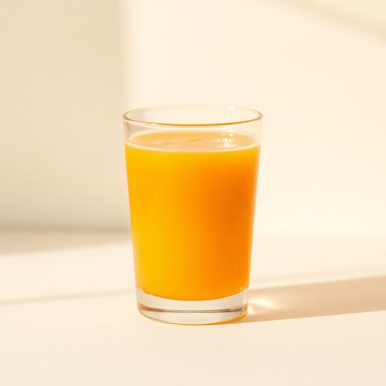 Glas apelsinjuice